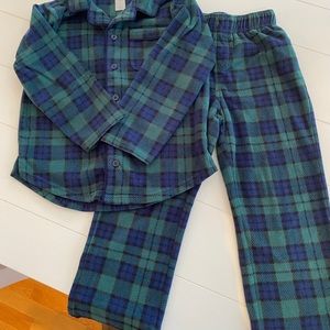 Gap Plaid Fleece Pajamas
